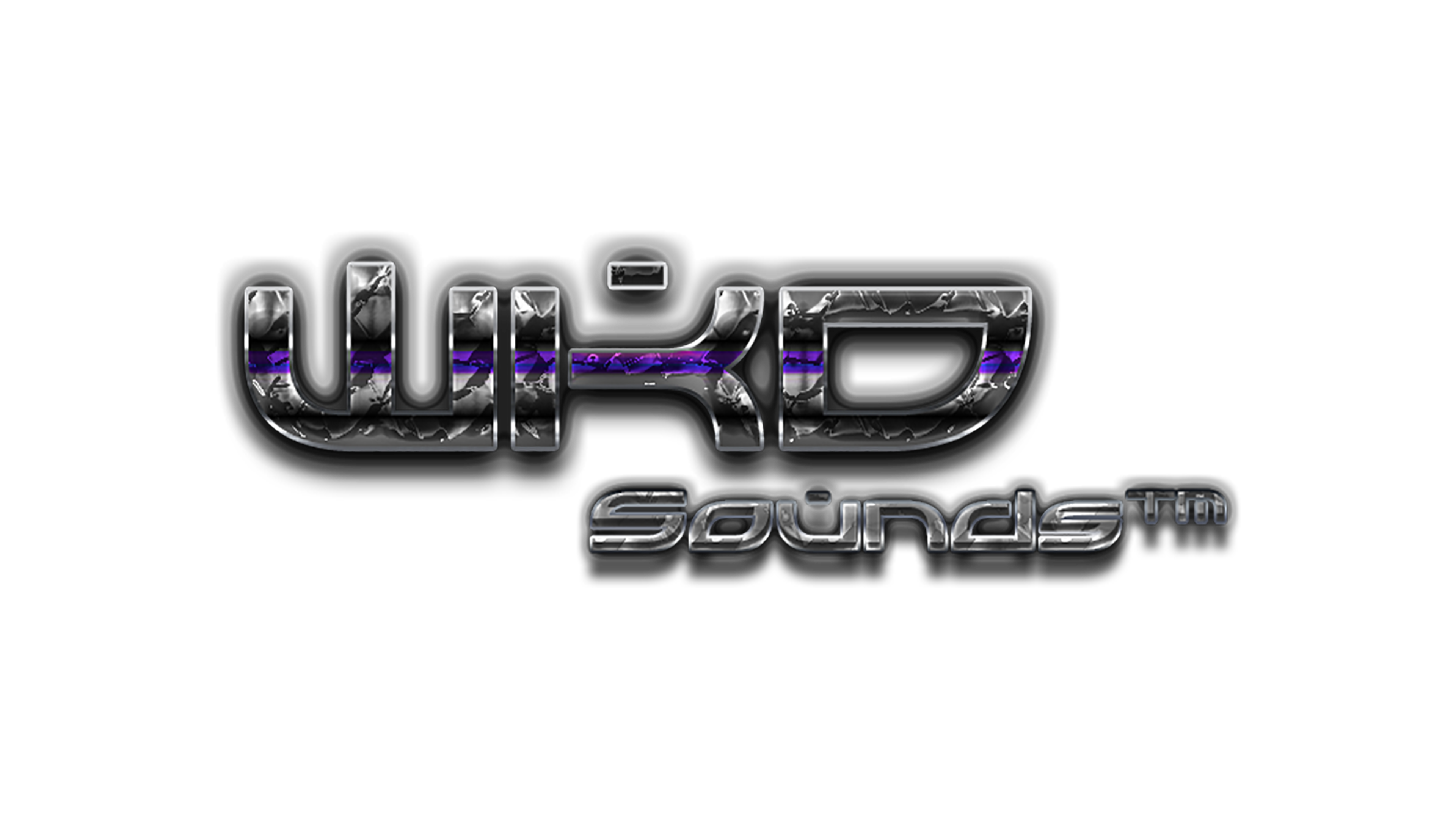 WKD Sounds metallic logo